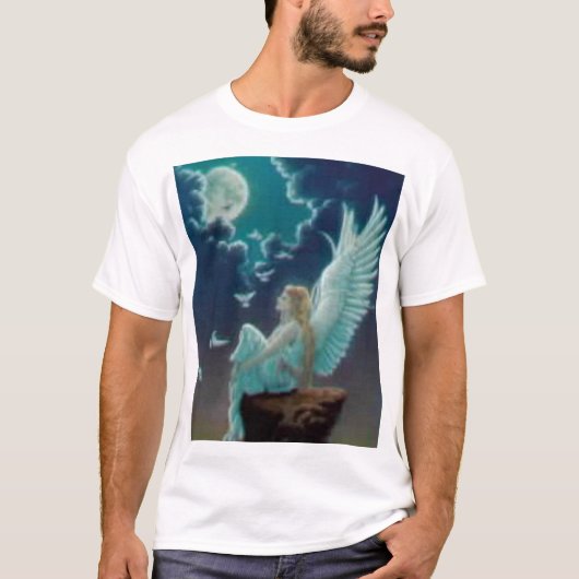 Angel in de nacht t-shirt (Voorkant)
