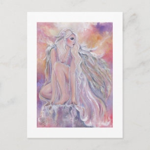 Angel in de ochtendzon door Renee Lavoie Briefkaart