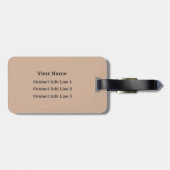 Angel in de Rocks Personal Name Bag Bagagelabel (Achterkant horizontaal)