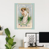 Angel in de tuin poster (Thuiskantoor)