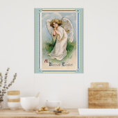 Angel in de tuin poster (Keuken)