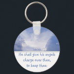 Angel in de wolken, Aanmoediging, Schrift Silv Sleutelhanger<br><div class="desc">Luke 4:10 Angels zal over je kijken,  jij,  Aanmoediging,  Schrift. Geweldig kerstcadeau voor zoon,  dochter,  moeder,  vader,  zus,  broer of iemand die vertrekt</div>