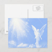 Angel in de wolken briefkaart (Voorkant / Achterkant)