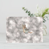 Angel in de wolken kaart (Staand voorkant)