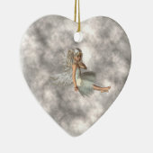 Angel in de wolken keramisch ornament (Rechts)