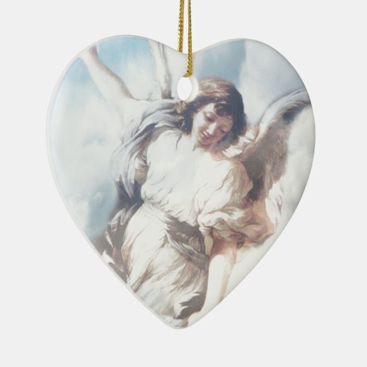 Angel in de wolken keramisch ornament (Rechts)