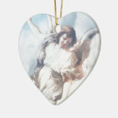 Angel in de wolken keramisch ornament (Links)