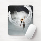 Angel in de wolken Mousepad Muismat (Met muis)