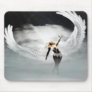 Angel in de wolken Mousepad Muismat