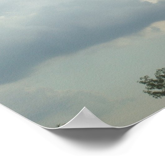 Angel in de wolken poster (Hoek)