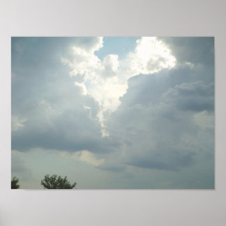 Angel in de wolken poster