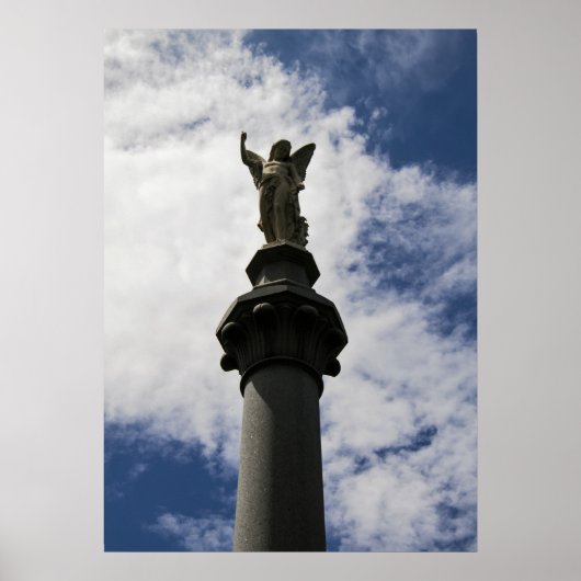 Angel in de wolken poster (Voorkant)