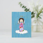 Angel in Doodle Heaven Briefkaart (Staand voorkant)