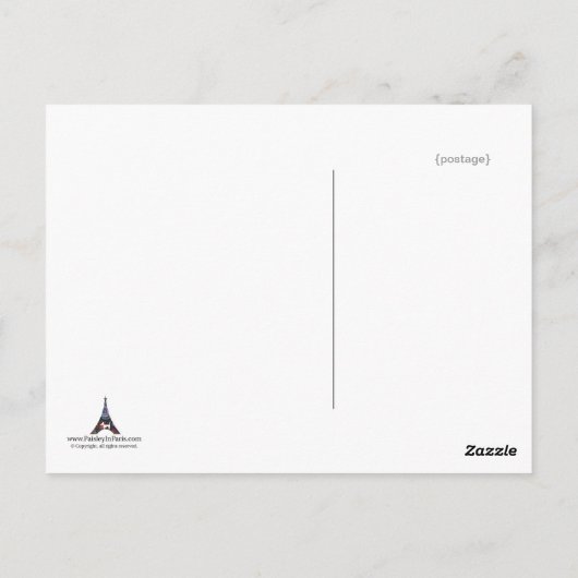 Angel in Doodle Heaven Briefkaart (Achterkant)