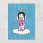 Angel in Doodle Heaven Briefkaart (Voorkant)