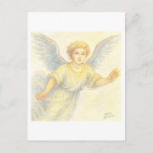 Angel in flight with a smile briefkaart (Voorkant)