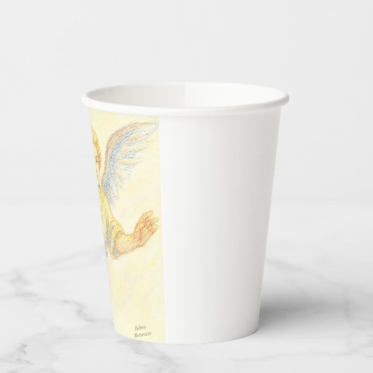 Angel in flight with a smile papieren bekers (Links)