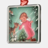 Angel in Forest Metalen Ornament (Links)