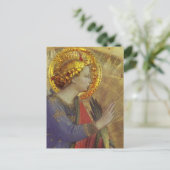 Angel in Gold Briefkaart (Staand voorkant)