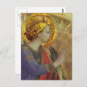 Angel in Gold Briefkaart (Voorkant / Achterkant)