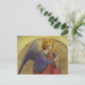 Angel in Gold Briefkaart (Staand voorkant)