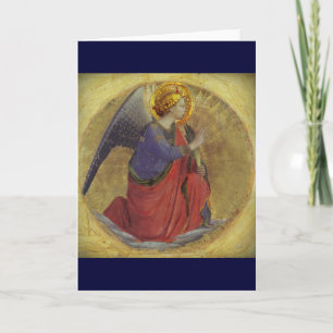 Angel in Gold Feestdagen Kaart