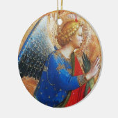 ANGEL IN GOLD RED EN BLUE, Sapphire Gem stone Keramisch Ornament (Links)