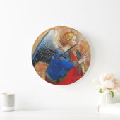 ANGEL IN GOUD RED EN BLUE GROTE KLOK (Huis)