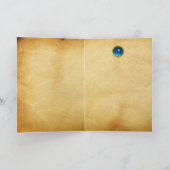 ANGEL IN GOUD RED EN BLUE KAART (Binnen)