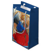 ANGEL IN GOUD RED EN BLUE KLEIN CADEAUZAKJE (Achterkant Gekanteld)
