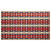 ANGEL IN GOUD RED EN BLUE STOF (Yard (91,4 cm))