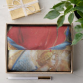 ANGEL IN GOUD RED EN BLUE TISSUEPAPIER (Geschenk)