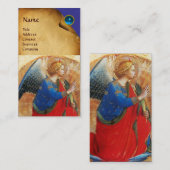 ANGEL IN GOUD RED EN BLUE VISITEKAARTJE (Voorkant / Achterkant)