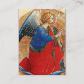 ANGEL IN GOUD RED EN BLUE VISITEKAARTJE (Achterkant)
