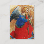 ANGEL IN GOUD RED EN BLUE VISITEKAARTJE (Achterkant)