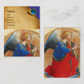 ANGEL IN GOUD RED EN BLUE VISITEKAARTJE (Voorkant / Achterkant)