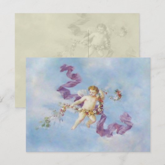 Angel in Heaven ~ Briefkaart (Voorkant / Achterkant)