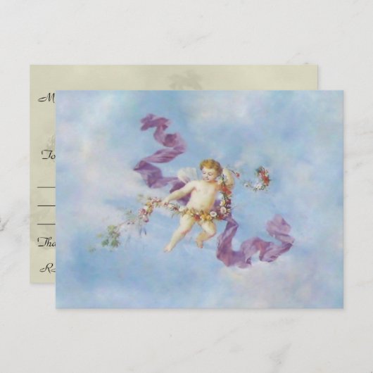 Angel in Heaven ~ Briefkaart / Uitnodigingen / RSV (Voorkant / Achterkant)