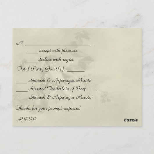 Angel in Heaven ~ Briefkaart / Uitnodigingen / RSV (Achterkant)