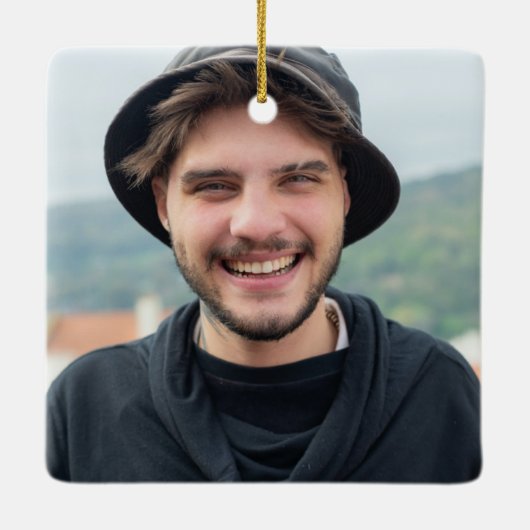 Angel in Heaven Brother Memorial Keramisch Ornament (Achterkant)