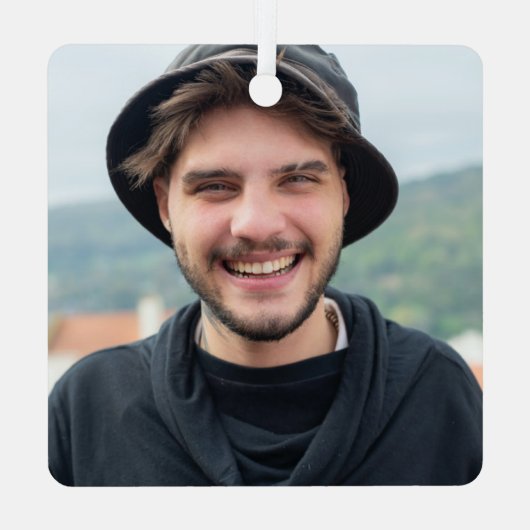 Angel in Heaven Brother Memorial Metalen Ornament (Achterkant)