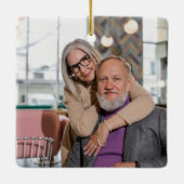 Angel in Heaven Husband Memorial Keramisch Ornament (Achterkant)