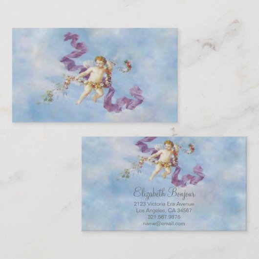 Angel in Heaven I ~ Visitekaartje (Voorkant / Achterkant)