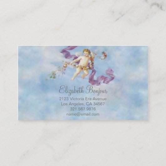 Angel in Heaven I ~ Visitekaartje (Achterkant)