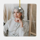 Angel in Heaven Ma Memorial Foto Keramisch Ornament (Achterkant)