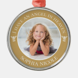 Angel in Heaven Memorial Metalen Ornament