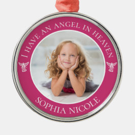 Angel in Heaven Memorial Metalen Ornament