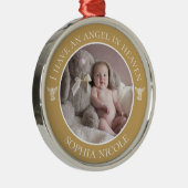 Angel in Heaven Memorial Metalen Ornament (Rechts)
