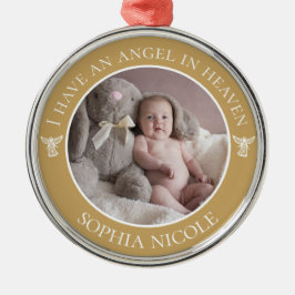 Angel in Heaven Memorial Metalen Ornament