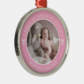 Angel in Heaven Memorial Metalen Ornament (Rechts)